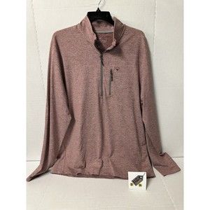 Southern Shirt Large 1/2 Zip Red Pullover Style 1V004 Soft Material
